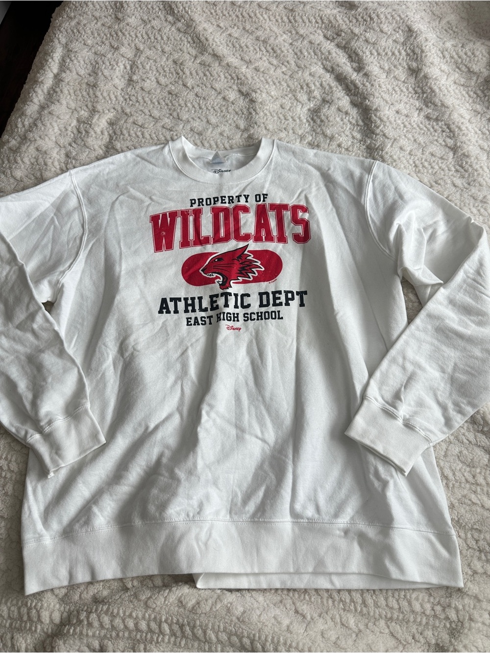 White Wildcats Athletic Dept. Crewneck Sweatshirt